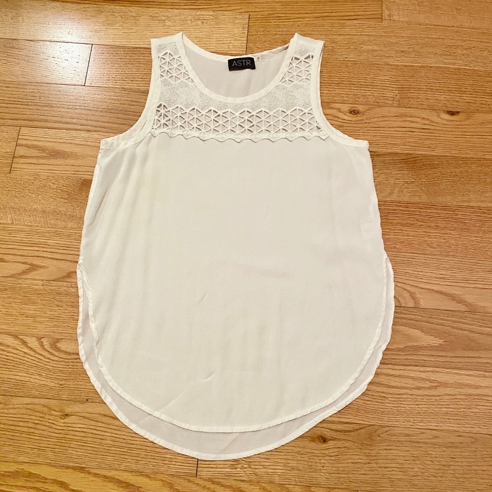 Astr White Tank